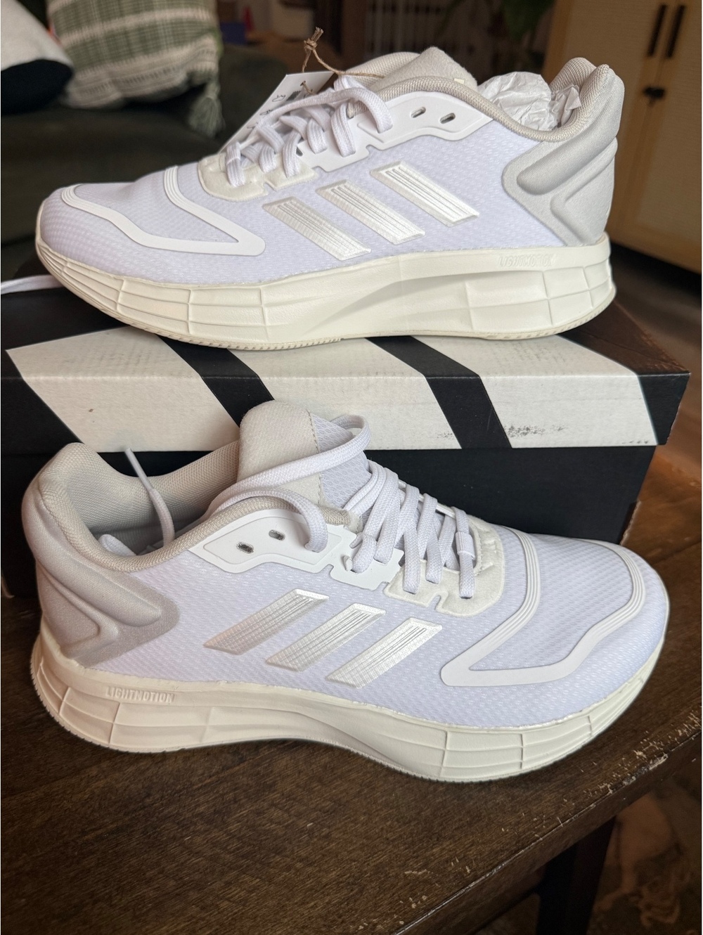 Adidas Duramo 10 Women's Running Shoes Size 7.5 White
